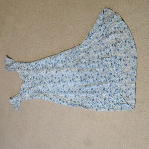 Blue floral midi Hollister dress!